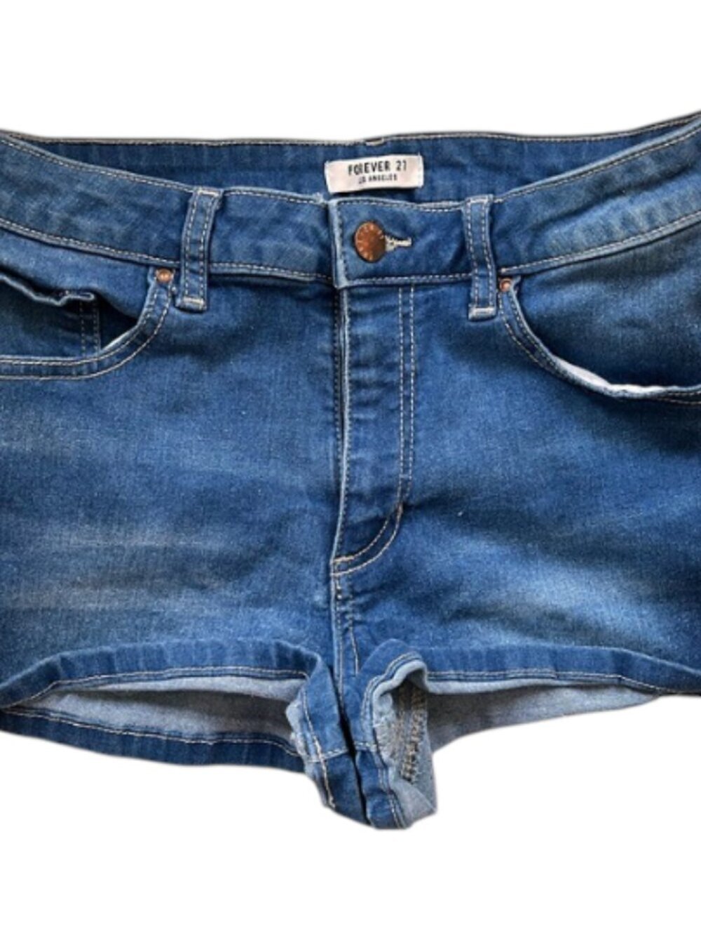 Forever 21 | Blue Low Rise Short Shorts || size 27
